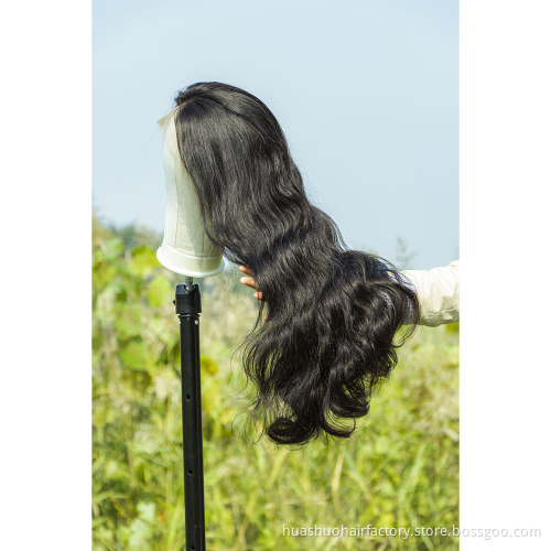 10A Body Wave Lace Front Human Hair Wigs For Women 150% 180% 210% Density 4*4 Lace Silk Frontal Closure Wig
